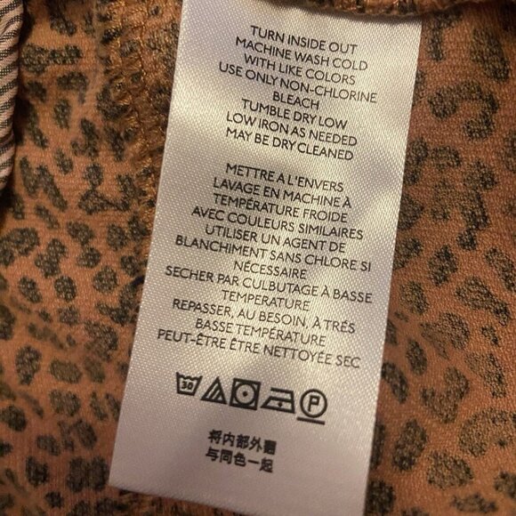 Anthropologie Kalea Joggers Pants Leopard Size 1X Plus Corduroy Mobwife NWT NEW - Picture 15 of 15